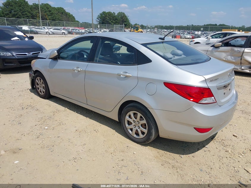 Vin: kmhct4ae8eu738873, lot: 46270106, hyundai accent gls 20143