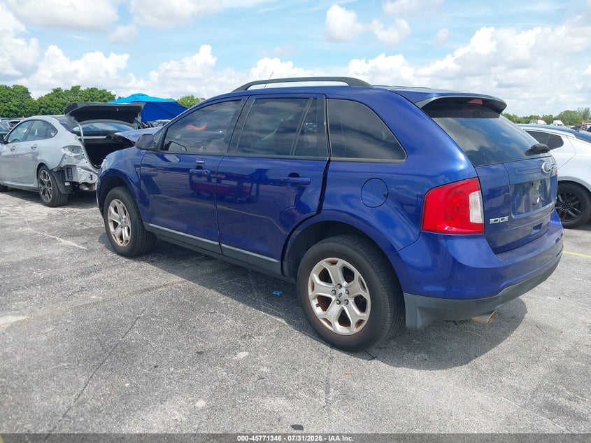 Vin: 2fmdk4jc9eba91458, lot: 46270126, ford edge sel 20143