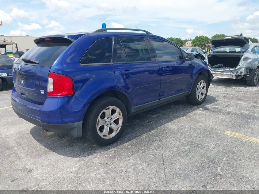 Vin: 2fmdk4jc9eba91458, lot: 46270126, ford edge sel 20144