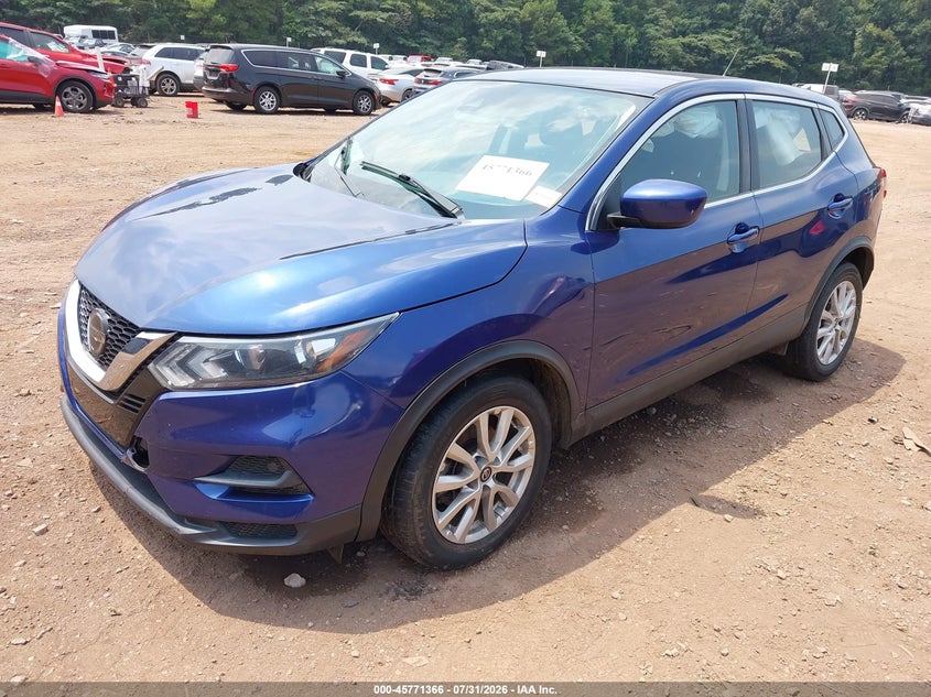Vin: jn1bj1aw9nw477452, lot: 46270146, nissan rogue sport s awd xtronic cvt 20222
