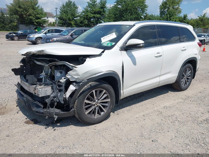 Vin: 5tdjzrfh4hs448617, lot: 46270159, toyota highlander xle 20172