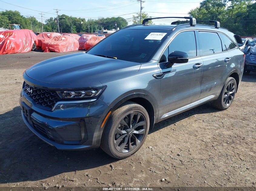 Vin: 5xyrkdlf9pg248373, lot: 46270171, kia sorento sx 20232