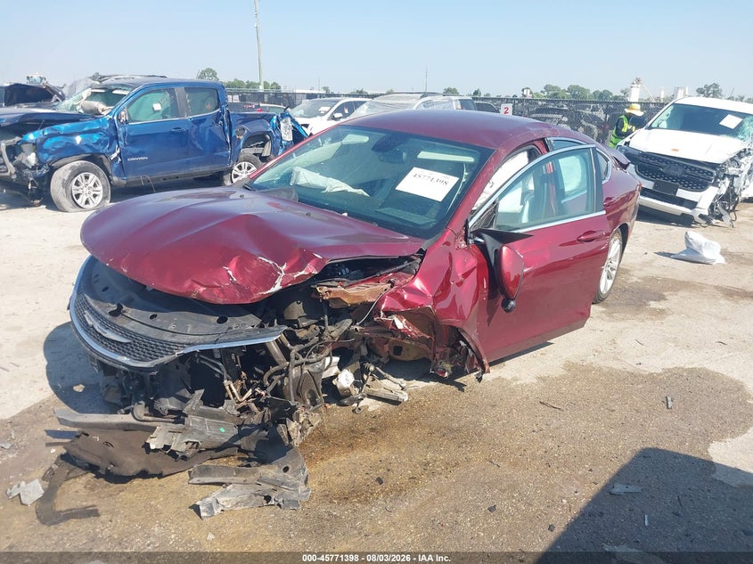 Vin: 1c3cccabxfn538825, lot: 46270178, chrysler 200 limited 20152