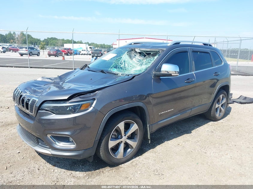 2019 Jeep Cherokee, Storm Damage, IAAI, VIN 1C4PJLDB1KD444315 — photo 2