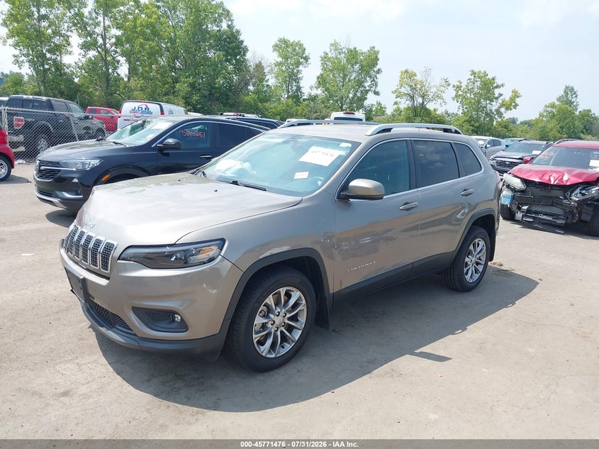 2019 Jeep Cherokee, Right Front, IAAI, VIN 1C4PJLLXXKD243588 — photo 2