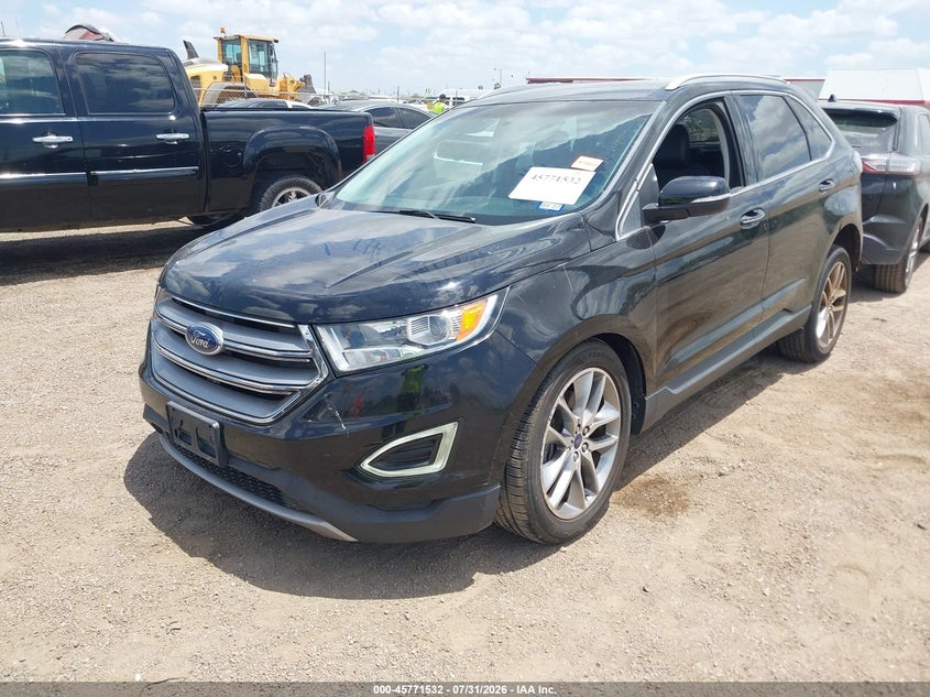 Vin: 2fmpk3k87gbb77968, lot: 46270312, ford edge titanium 20162