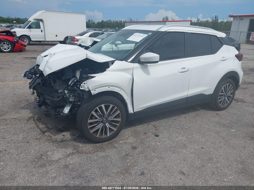 Vin: 3n1cp5cv8ml466302, lot: 46270314, nissan kicks sv xtronic cvt 20212