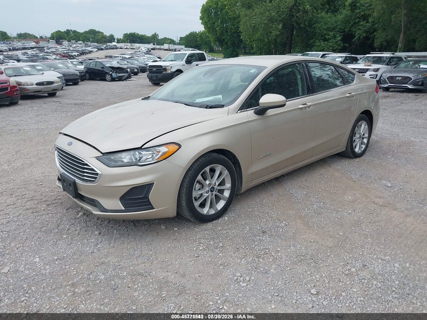 Vin: 3fa6p0lu1kr149529, lot: 46270322, ford fusion hybrid se 20192