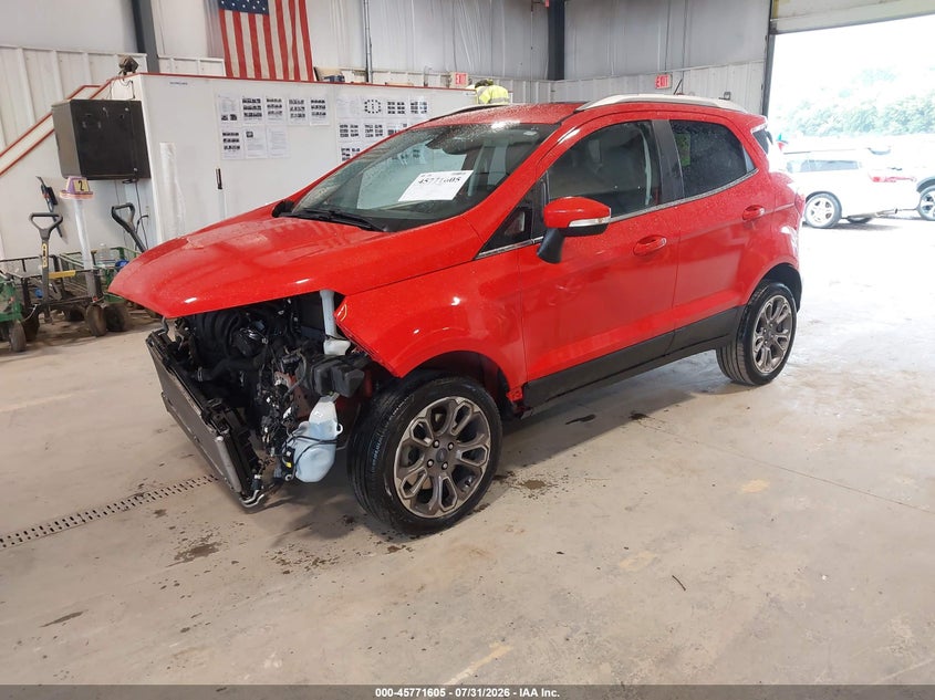 Vin: maj6s3kl2kc256807, lot: 46270385, ford ecosport titanium 20192