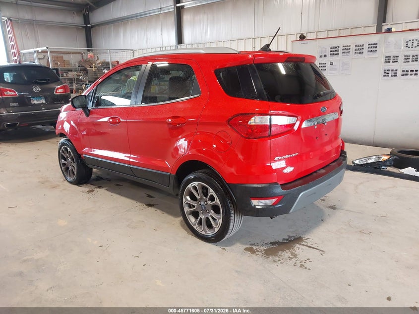 Vin: maj6s3kl2kc256807, lot: 46270385, ford ecosport titanium 20193