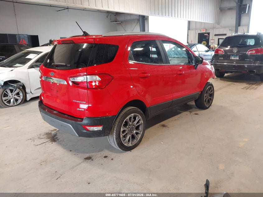 Vin: maj6s3kl2kc256807, lot: 46270385, ford ecosport titanium 20194