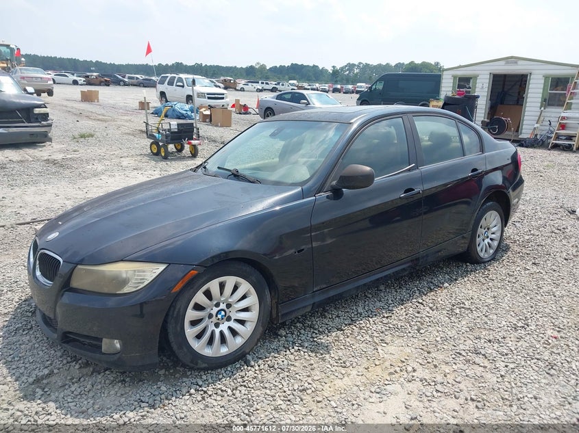 2009 BMW 3er, Обычный износ, IAAI, VIN WBAPH77529NL82174 — фото 2