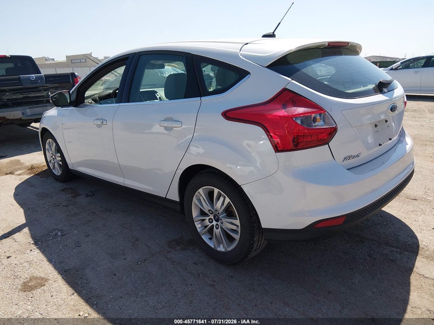 Vin: 1fahp3m29cl428802, lot: 46270421, ford focus sel 20123