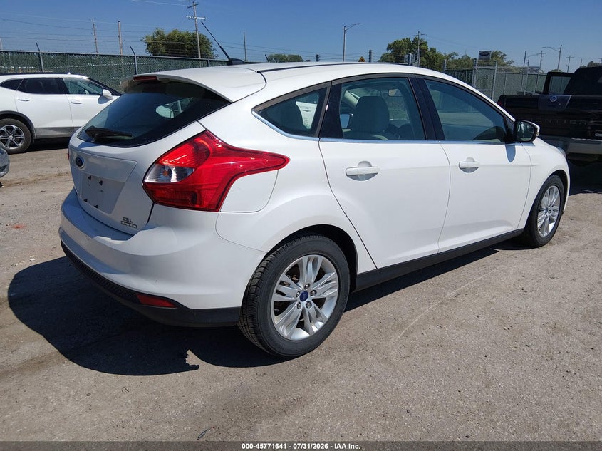 Vin: 1fahp3m29cl428802, lot: 46270421, ford focus sel 20124