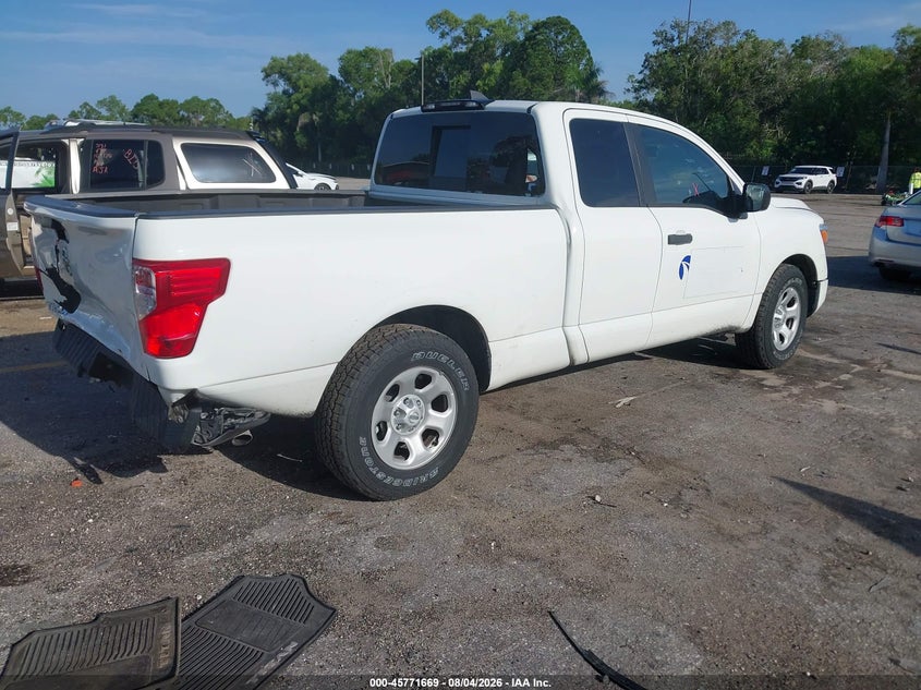Vin: 1n6aa1ce0nn106499, lot: 46270449, nissan titan king cab s 4x2 20224
