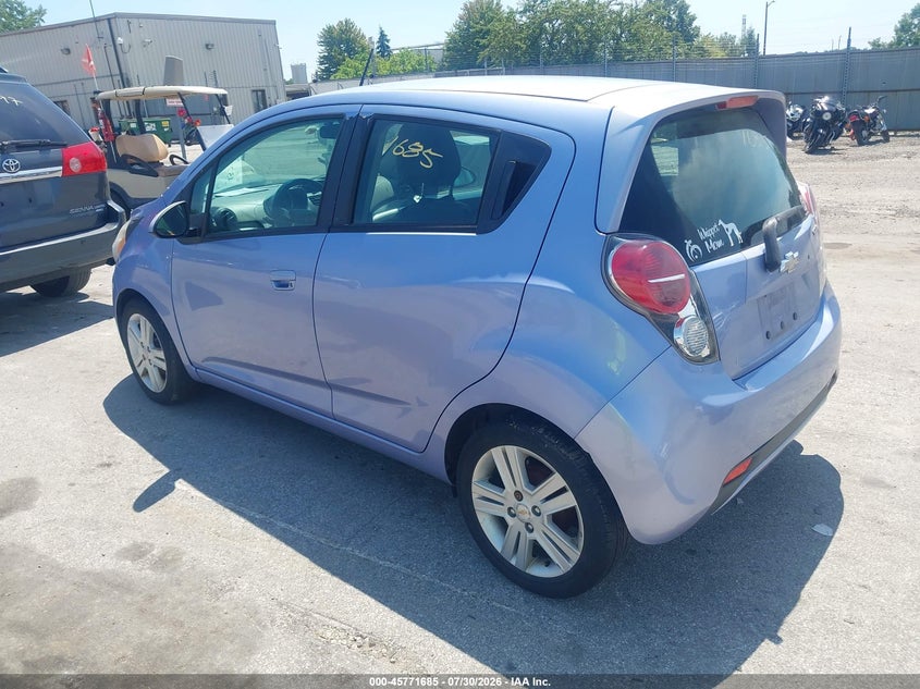Vin: kl8cb6s91ec490145, lot: 46270465, chevrolet spark ls auto 20143