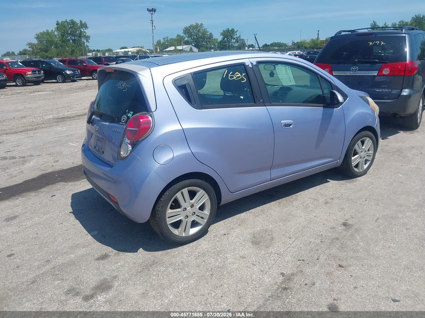 Vin: kl8cb6s91ec490145, lot: 46270465, chevrolet spark ls auto 20144