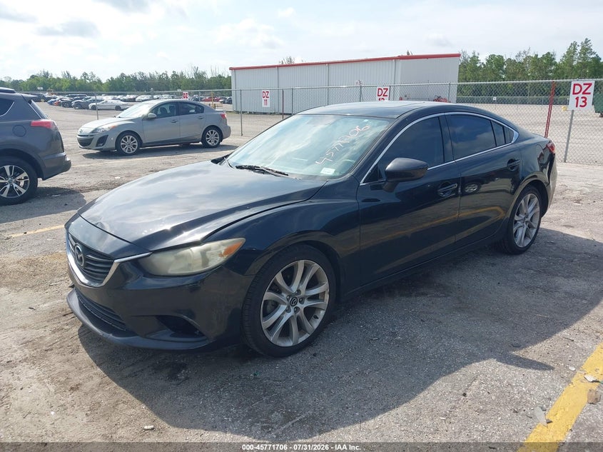 Vin: jm1gj1v55g1427863, lot: 46270486, mazda mazda6 i touring 20162