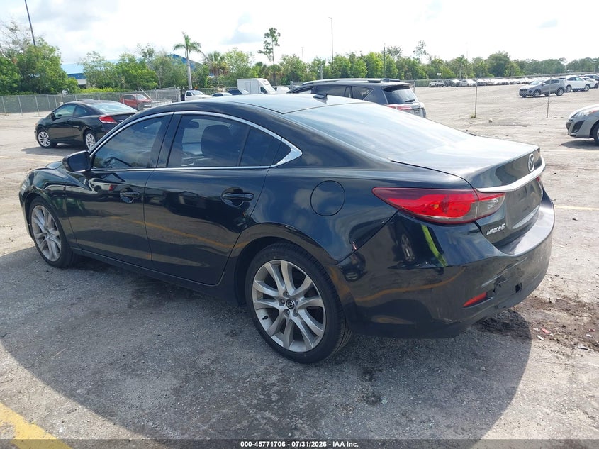 Vin: jm1gj1v55g1427863, lot: 46270486, mazda mazda6 i touring 20163