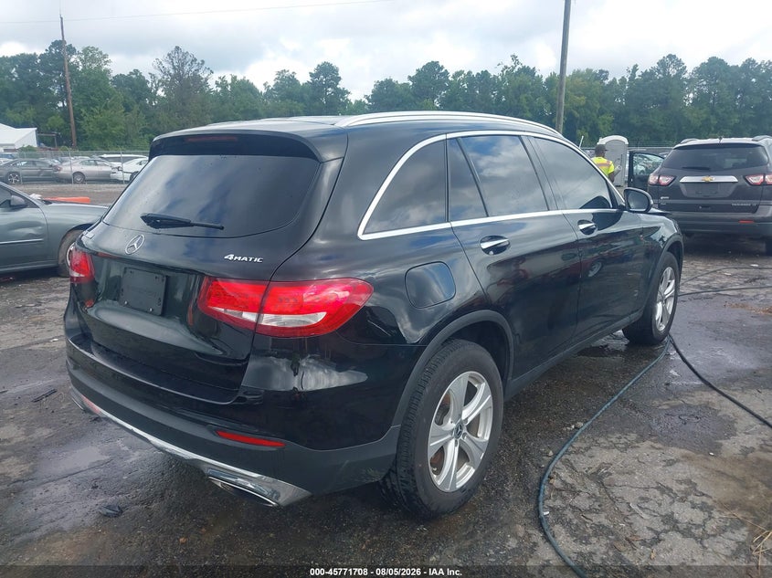 Vin: wdc0g4kb6jv074894, lot: 46270488, mercedes-benz glc 300 4matic 20184