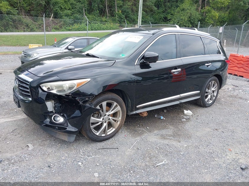 Vin: 5n1al0mm8dc326704, lot: 46270491, infiniti jx35 20132