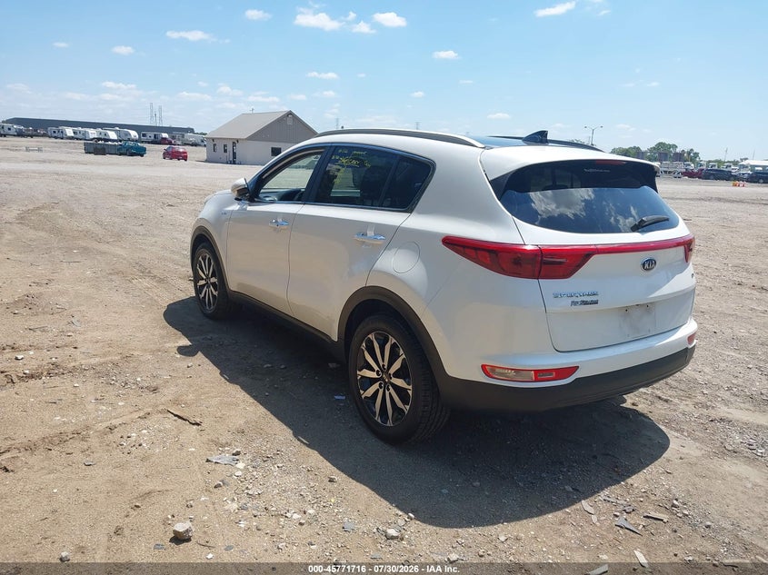 Vin: kndpncac0h7265014, lot: 46270496, kia sportage ex 20173