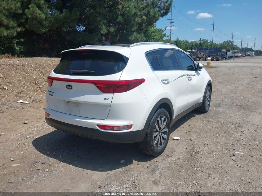Vin: kndpncac0h7265014, lot: 46270496, kia sportage ex 20174
