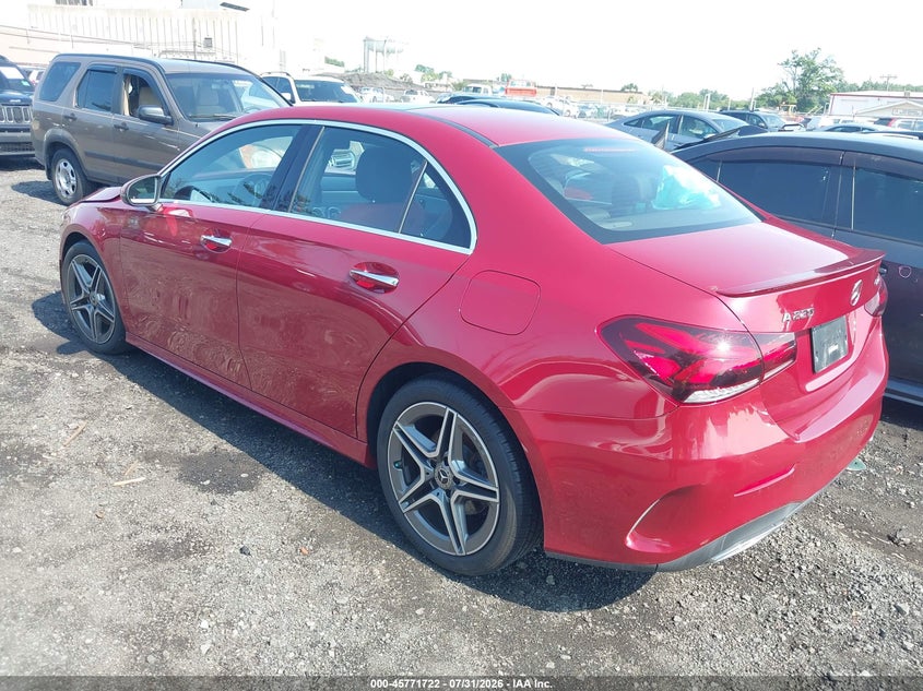 Vin: w1k3g4fb5mj268914, lot: 46270502, mercedes-benz a 220 4matic 20213