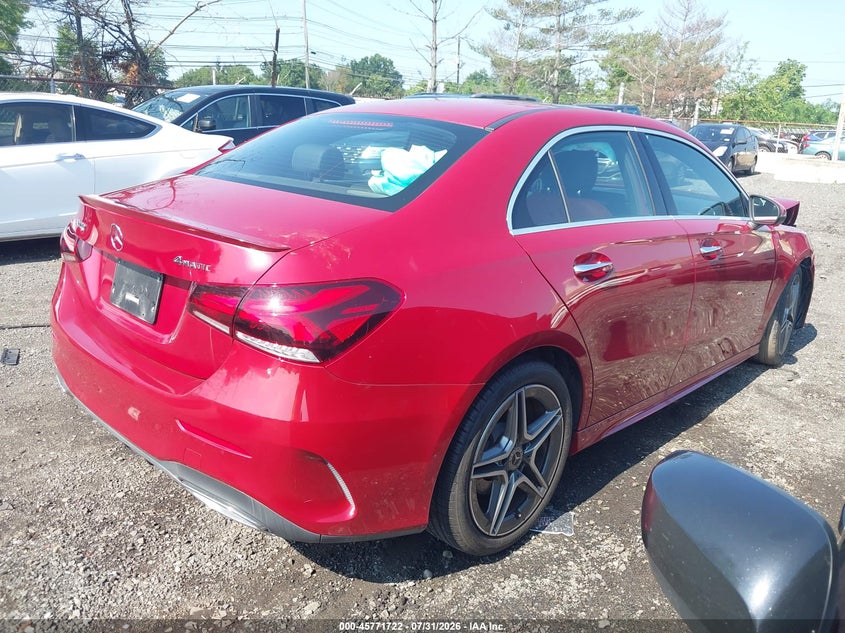 Vin: w1k3g4fb5mj268914, lot: 46270502, mercedes-benz a 220 4matic 20214