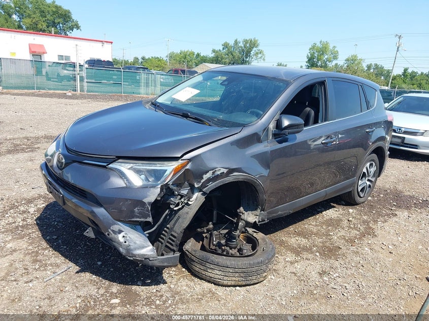Vin: jtmzfrev0hj142434, lot: 46270561, toyota rav4 le 20172