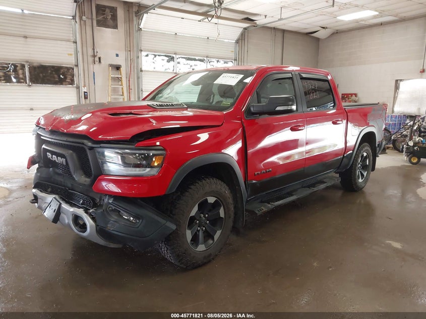 Vin: 1c6srflt8ln142845, lot: 46270601, ram 1500 rebel  4x4 5'7 box 20202