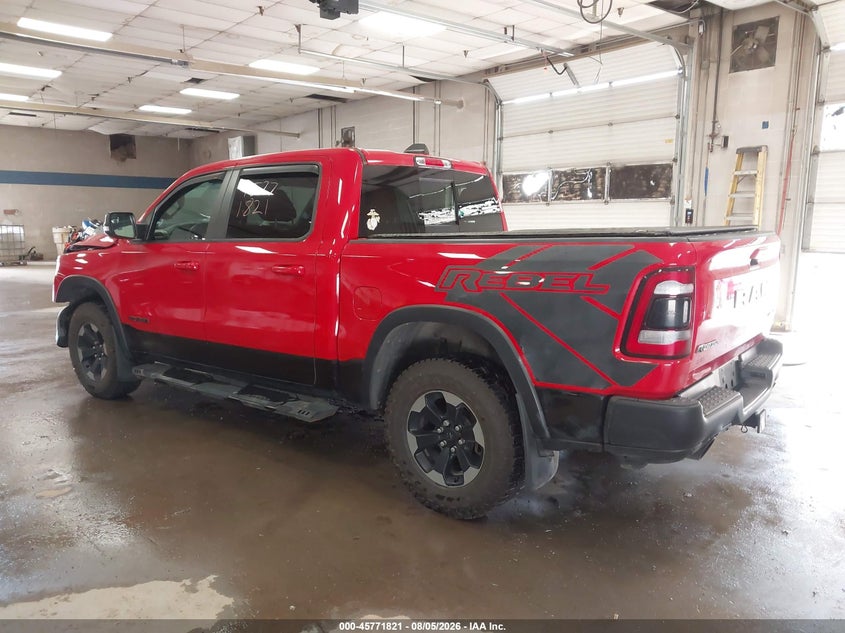 Vin: 1c6srflt8ln142845, lot: 46270601, ram 1500 rebel  4x4 5'7 box 20203
