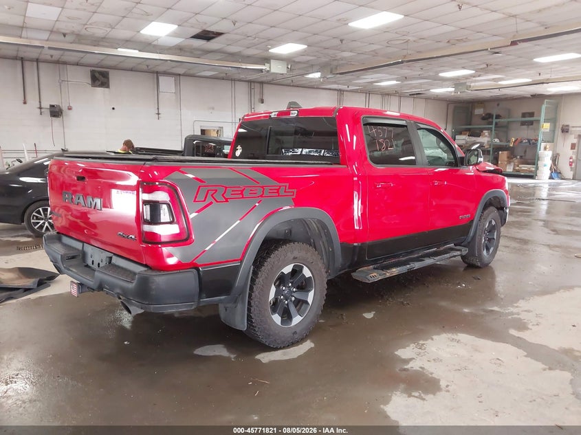 Vin: 1c6srflt8ln142845, lot: 46270601, ram 1500 rebel  4x4 5'7 box 20204