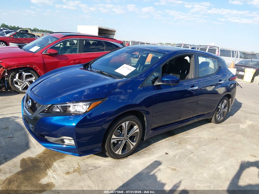 Vin: 1n4bz1cv2nc559749, lot: 46270620, nissan leaf sv plus 62 kwh 20222