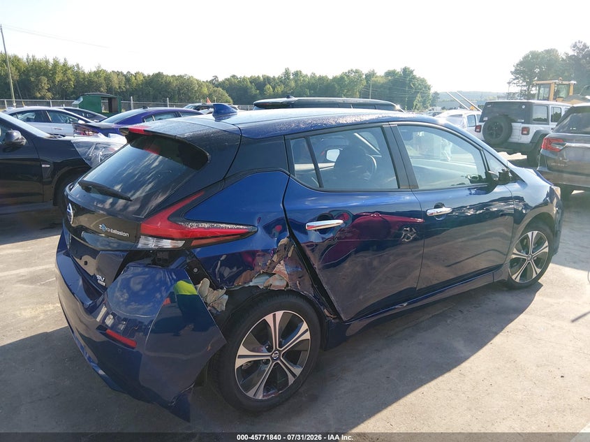 Vin: 1n4bz1cv2nc559749, lot: 46270620, nissan leaf sv plus 62 kwh 20224