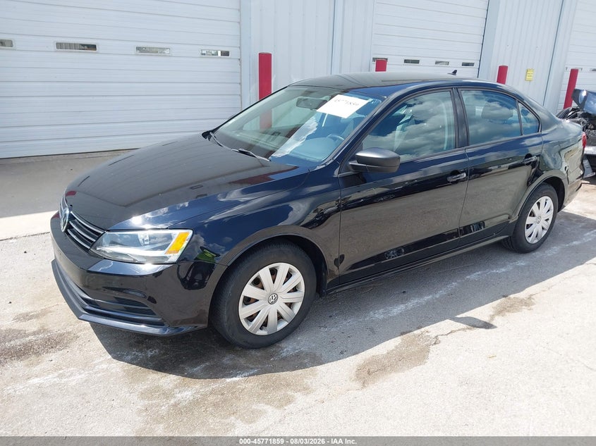 2015 Volkswagen Jetta, Лівий бік, IAAI, VIN 3VW2K7AJ4FM407051 — фото 2