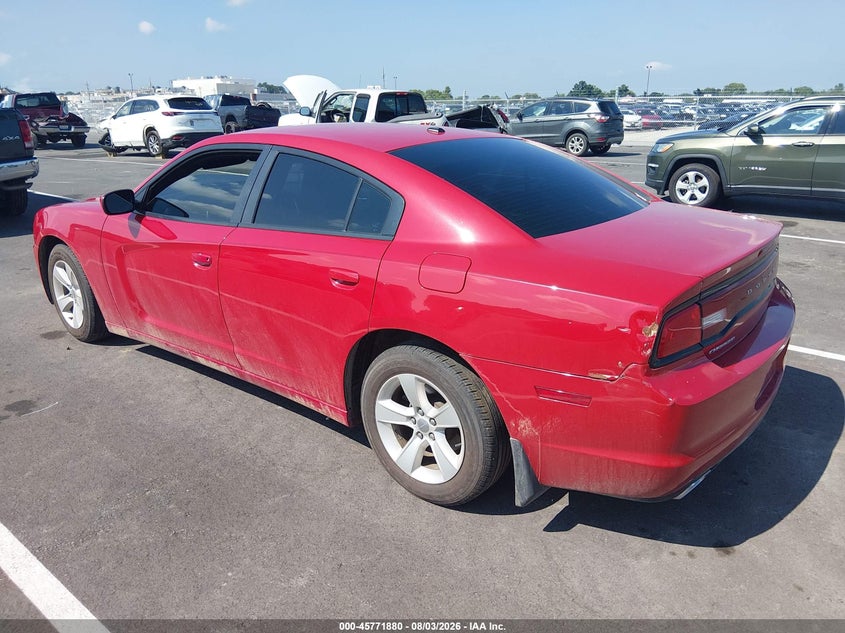 Vin: 2c3cdxbg9ch260258, lot: 46270660, dodge charger se 20123