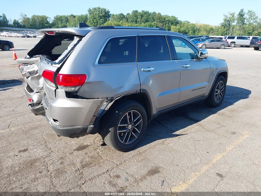 Vin: 1c4rjebg4hc934247, lot: 46270662, jeep grand cherokee limited 20174