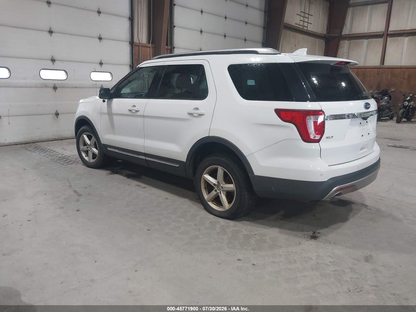 Vin: 1fm5k8dh6hga72656, lot: 46270680, ford explorer xlt 20173