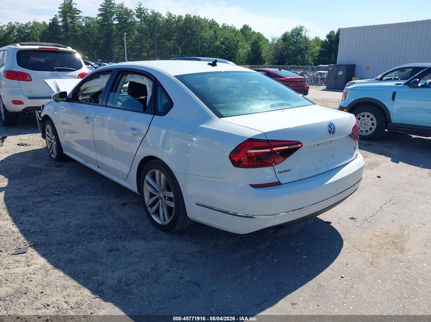 Vin: 1vwla7a34kc007284, lot: 46270696, volkswagen passat 2.0t wolfsburg edition 20193