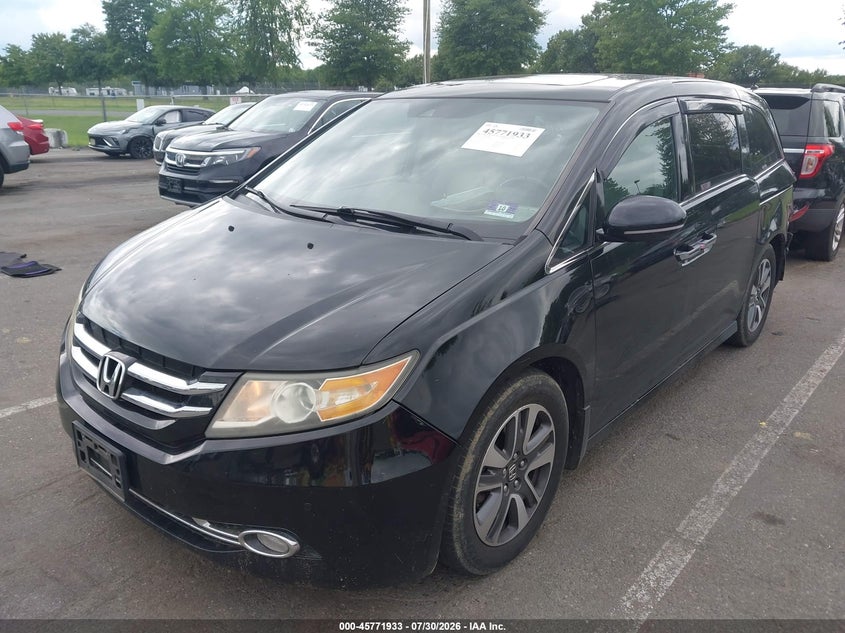 Vin: 5fnrl5h97eb025971, lot: 46270713, honda odyssey touring/touring elite 20142