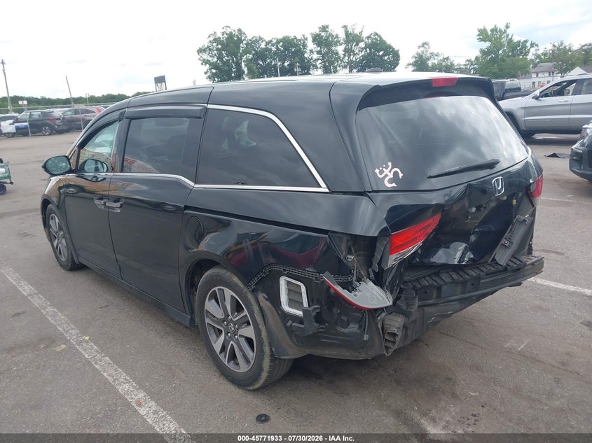 Vin: 5fnrl5h97eb025971, lot: 46270713, honda odyssey touring/touring elite 20143