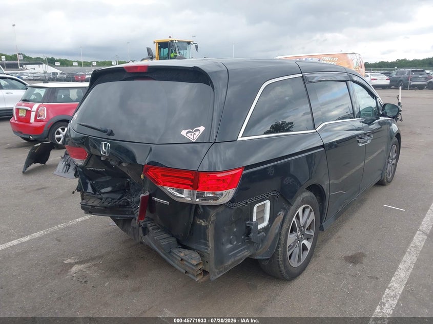 Vin: 5fnrl5h97eb025971, lot: 46270713, honda odyssey touring/touring elite 20144