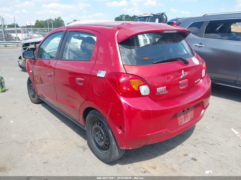 Vin: ml32a3hj4fh003937, lot: 46270731, mitsubishi mirage de/rf 20153