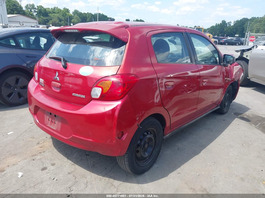 Vin: ml32a3hj4fh003937, lot: 46270731, mitsubishi mirage de/rf 20154