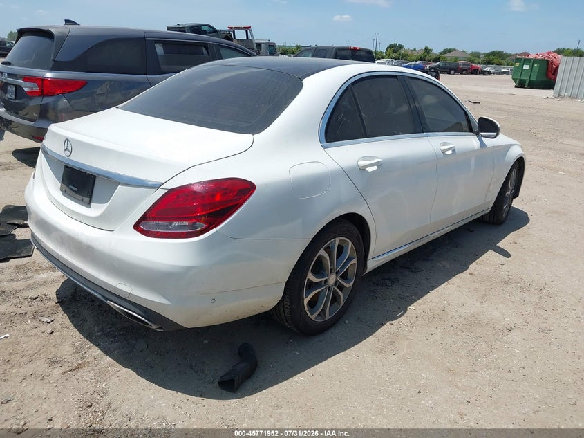 Vin: 55swf4jb6gu165190, lot: 46270732, mercedes-benz c 300 20164