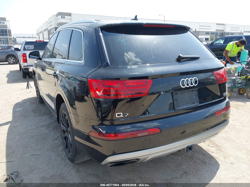 Vin: wa1laaf70jd044007, lot: 46270734, audi q7 3.0t premium 20183
