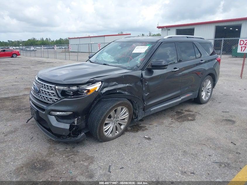 Vin: 1fmsk7fh6lgb39176, lot: 46270777, ford explorer limited 20202