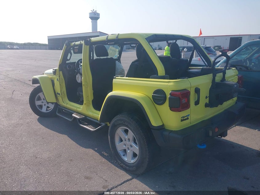 Vin: 1c4jjxr66pw663761, lot: 46270819, jeep wrangler 4xe rubicon 4x4 20233