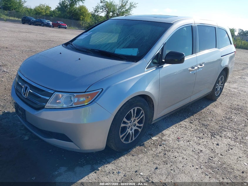 Vin: 5fnrl5h61cb124921, lot: 46270865, honda odyssey ex-l 20122